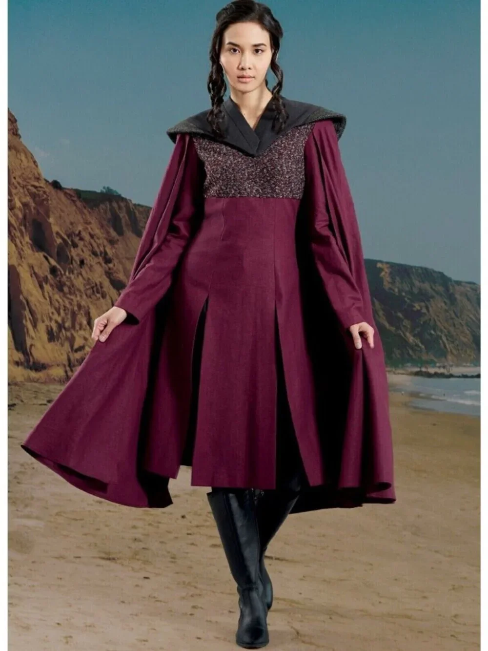 McCalls M7854 6 to 14 Costume Dress Cloak Cosplay Steampunk Uncut Sewing Pattern